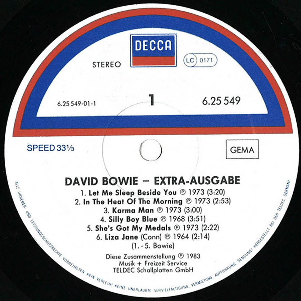 David Bowie - Die Weisse Serie - Extra-Ausgabe