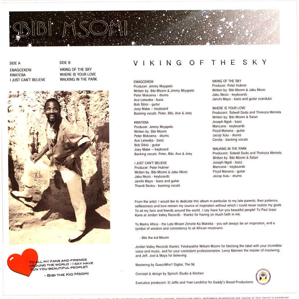 Bibi Msomi - Viking of the Sky