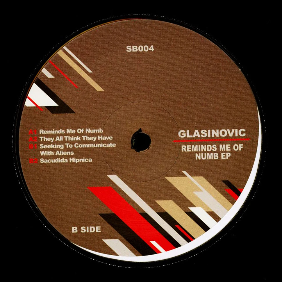 Glasinovic - Reminds Me Of Numb EP