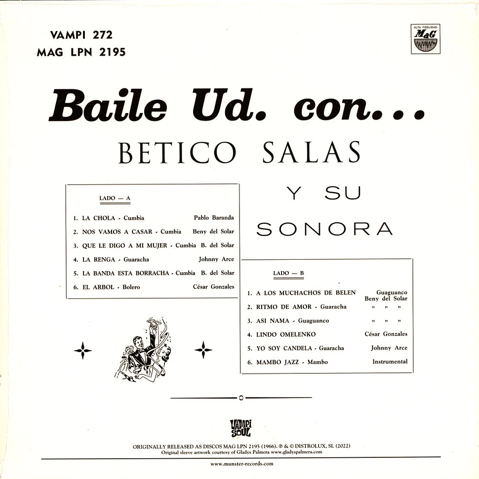 Betico Salas Y Su Sorona - Baile Ud. Con Betico Salas