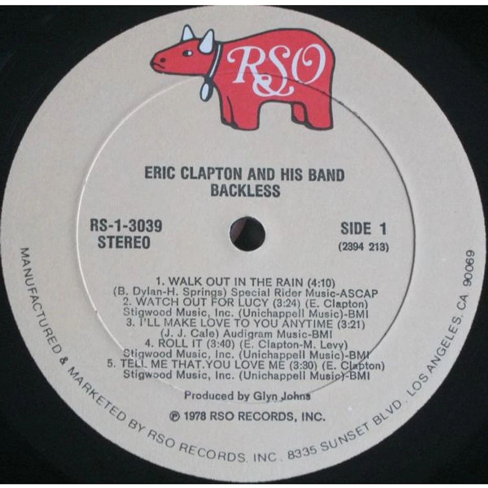 Eric Clapton - Backless