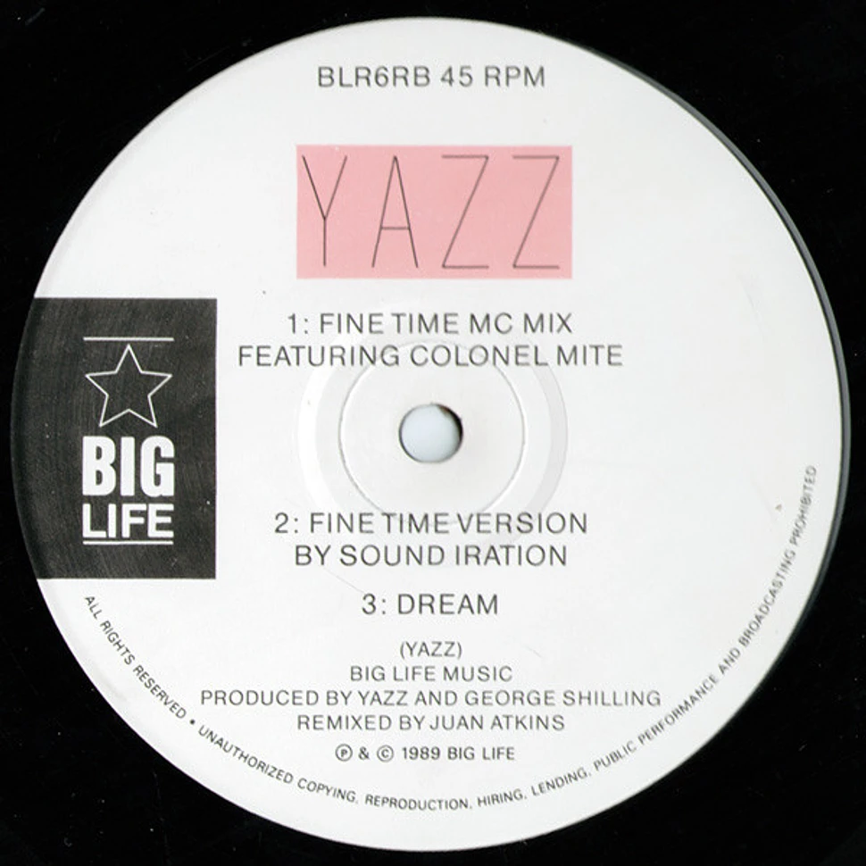 Yazz - Fine Time
