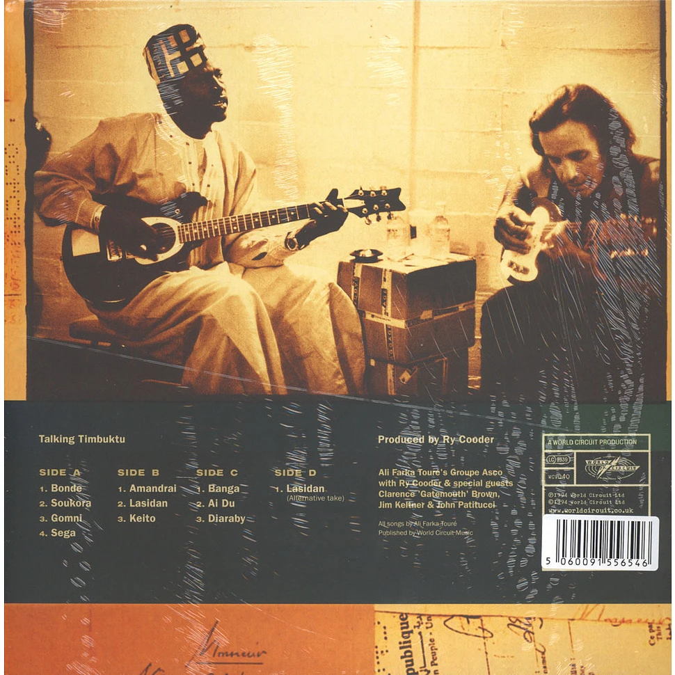 Ali Farka Touré With Ry Cooder - Talking Timbuktu