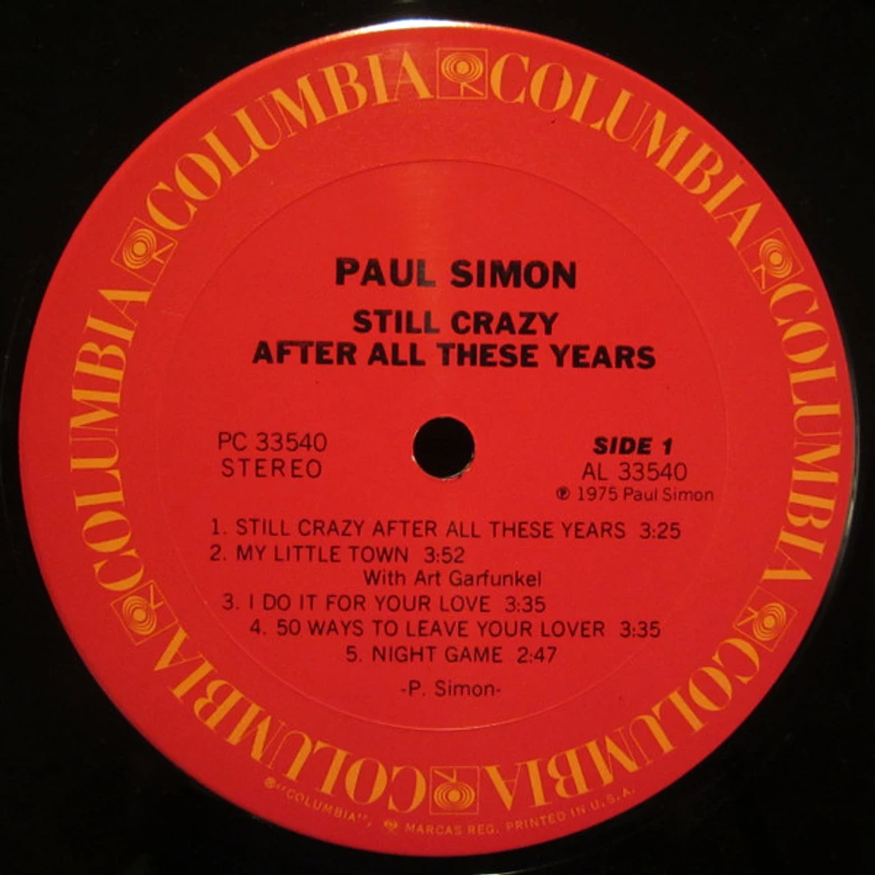 Paul Simon - Still Crazy After All These Years