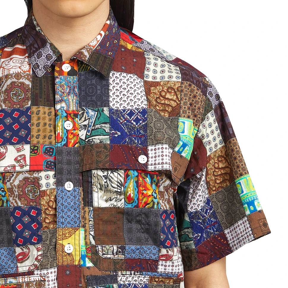 Beams Plus - Adventure Shirt II Polyester Dobby Patchwork Print