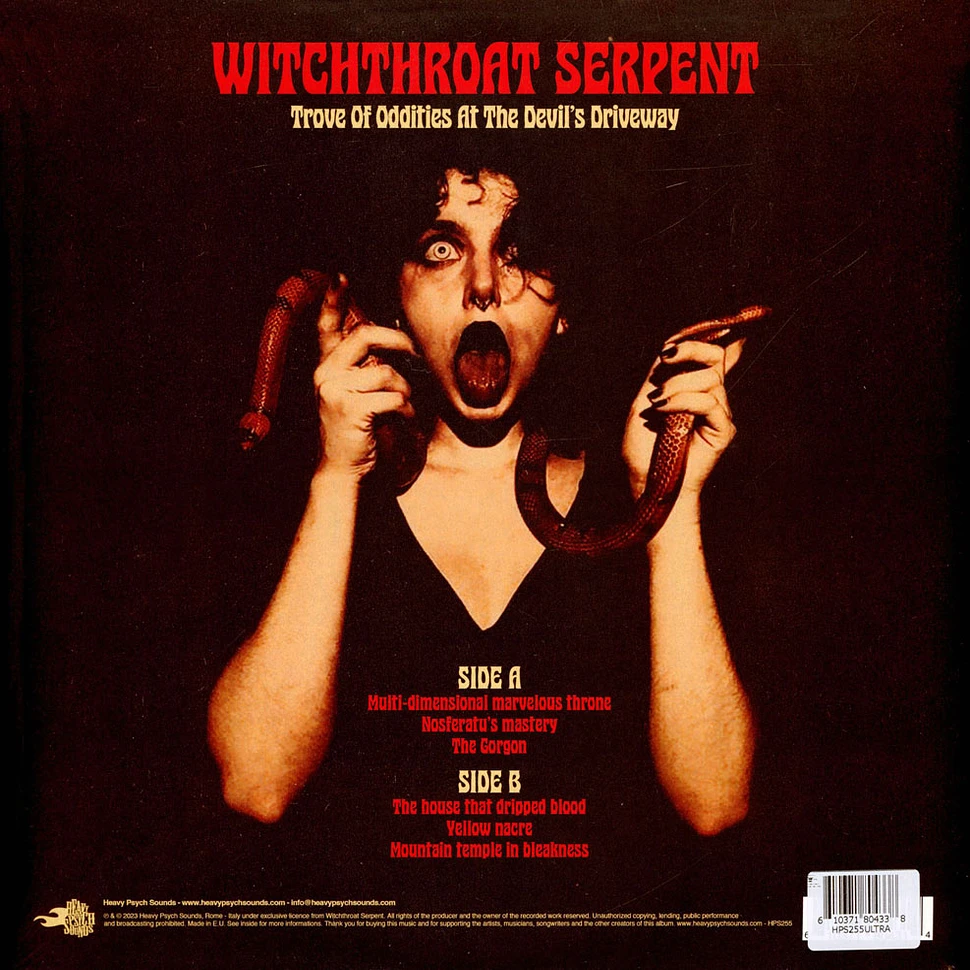 Witchthroat Serpent - Trove Of Oddities At The Devil's Driveway Color In Color Vinyl Edition