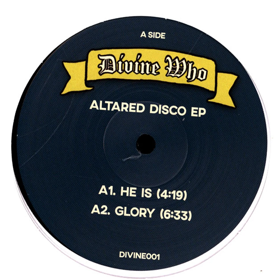Divine Who - Altared Disco EP
