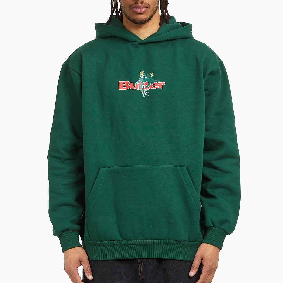 Butter Goods Tree Frog Logo Pullover Hood (Forest Green) HHV