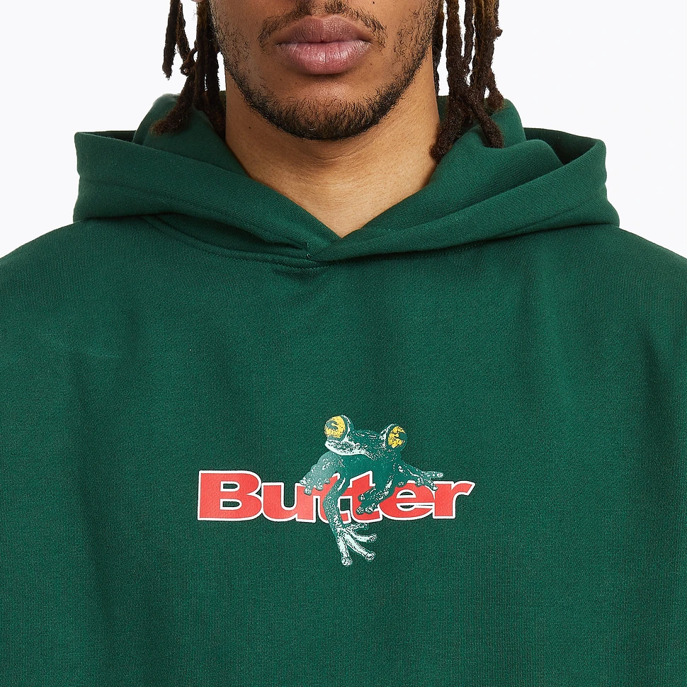 Butter Goods Tree Frog Logo Pullover Hood (Forest Green) HHV