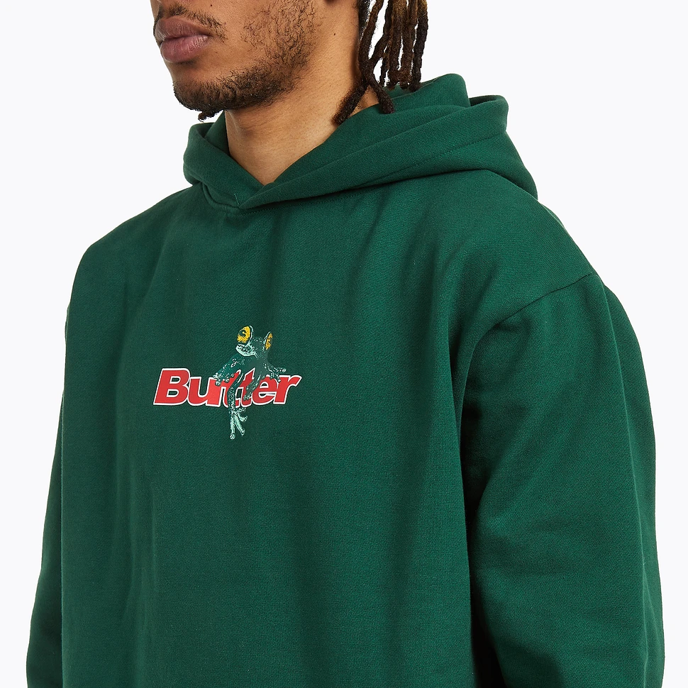Butter Goods Tree Frog Logo Pullover Hood (Forest Green) HHV