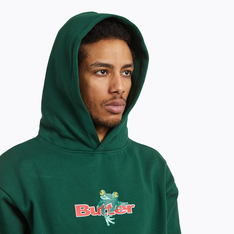 Butter Goods Tree Frog Logo Pullover Hood (Forest Green) HHV
