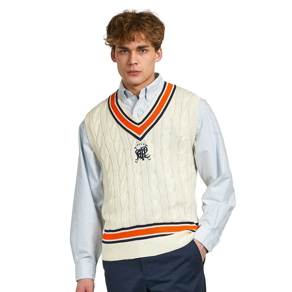 Polo Ralph Lauren - Cricket Vest (Cream Multi) | HHV