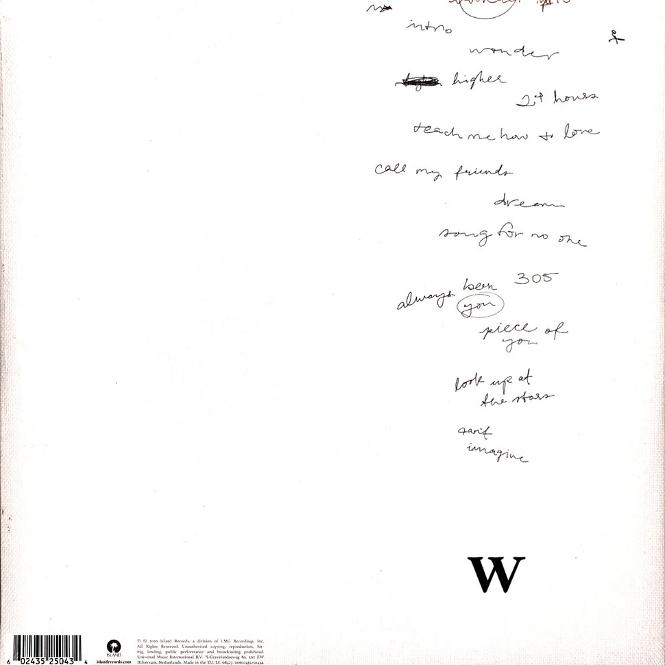 Shawn Mendes - Wonder Limited Blue Marbled Vinyl Edition + Poster