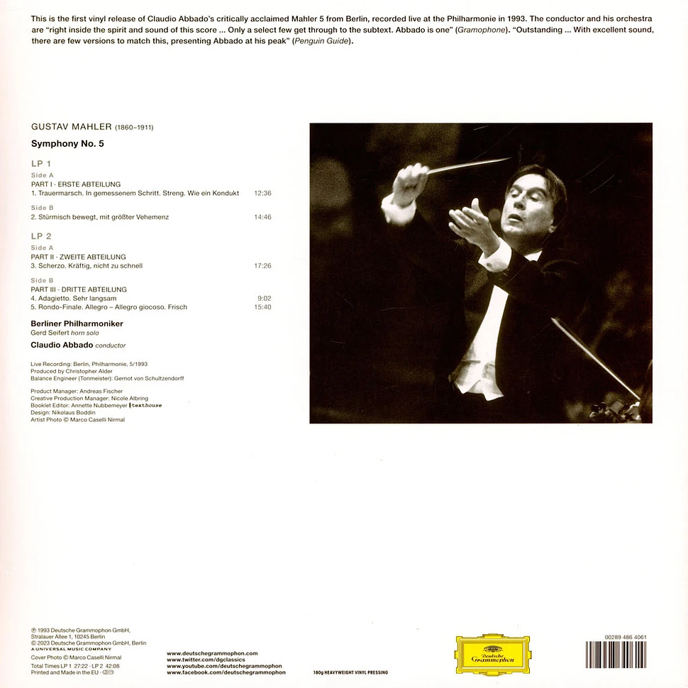 Claudio Abbado / Berliner Philharmoniker - Gustav Mahler: Sinfonie 5