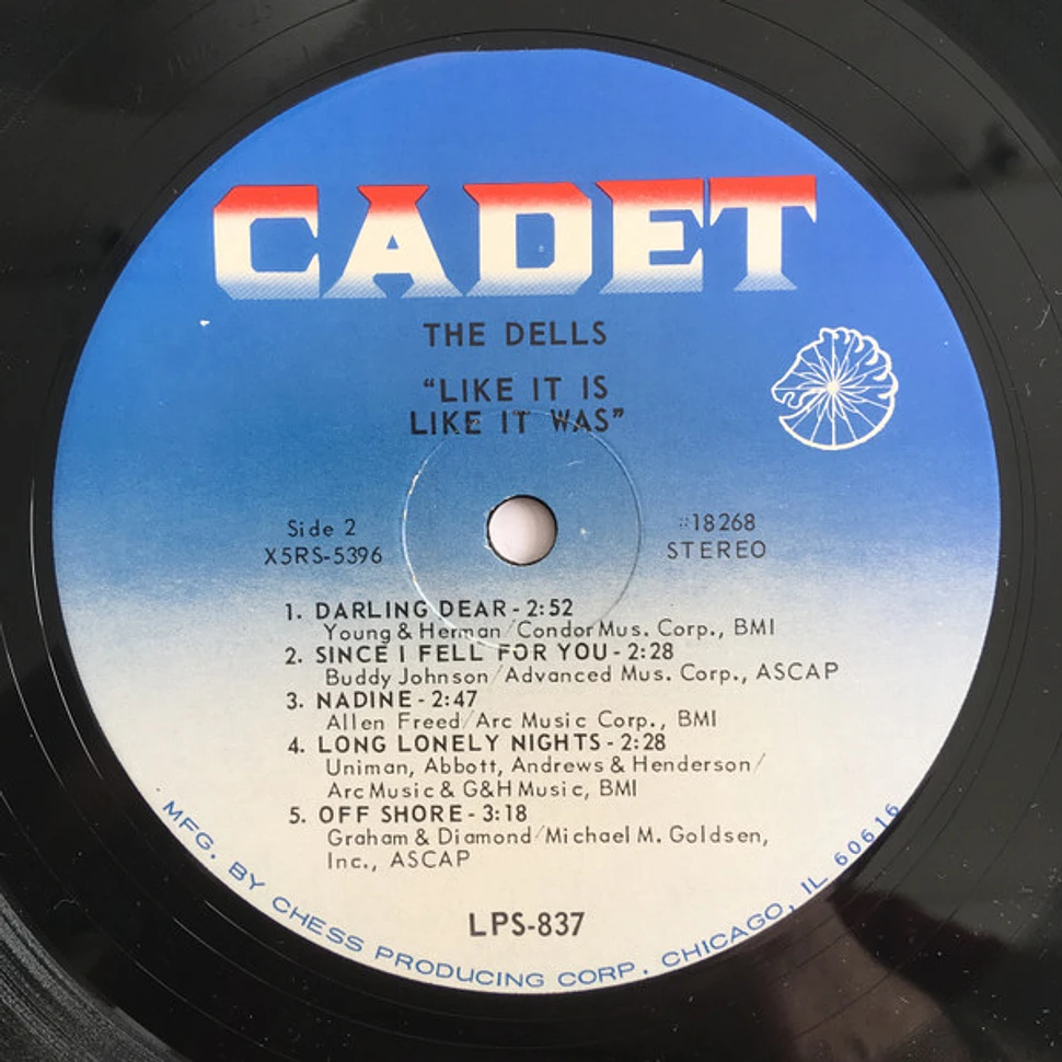 The Dells - Like It Is Like It Was