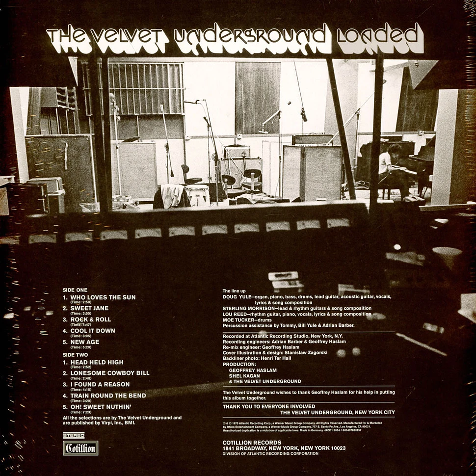 The Velvet Underground - Loaded Clear Vinyl Edition