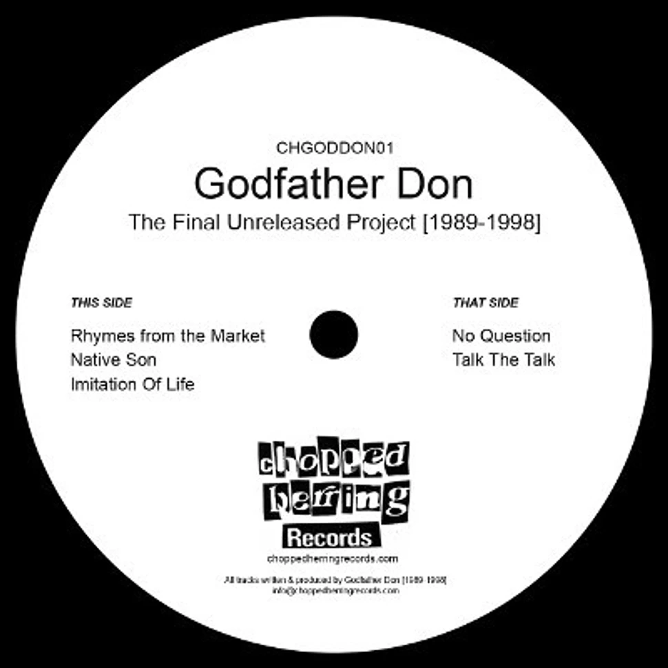 Godfather Don - The Final Unreleased Project [1989-1998]