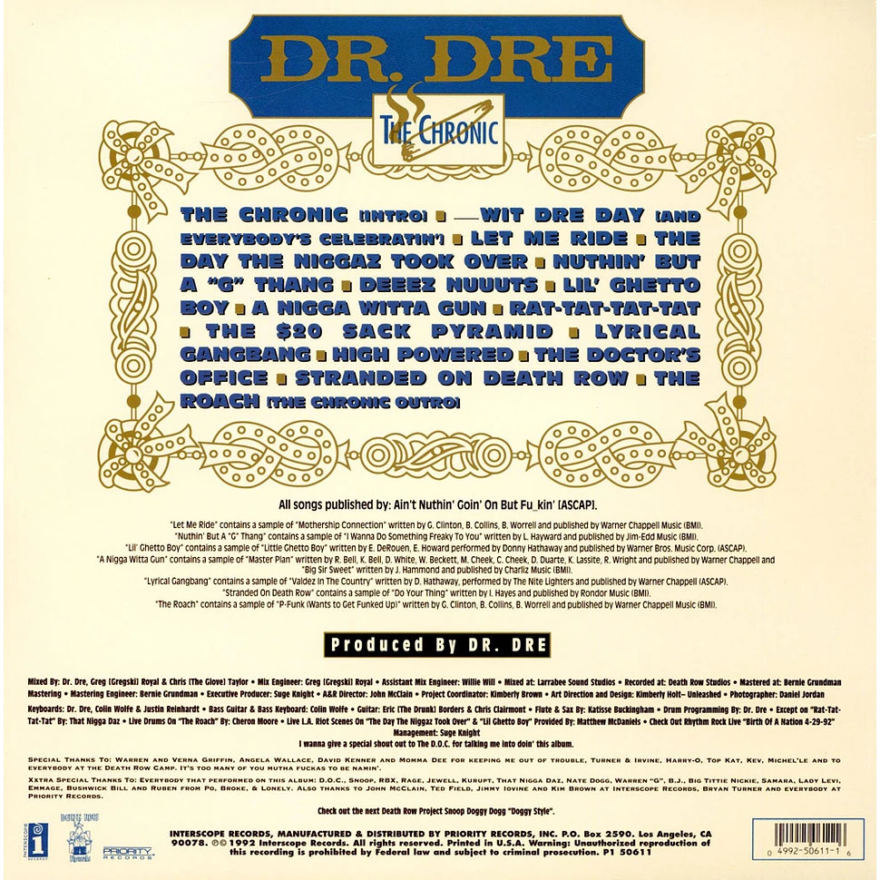 DR.DRE / THE CHRONIC P1 50611-