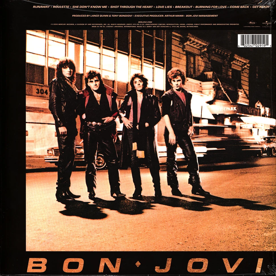 Bon Jovi - Bon Jovi LP Remastered Edition