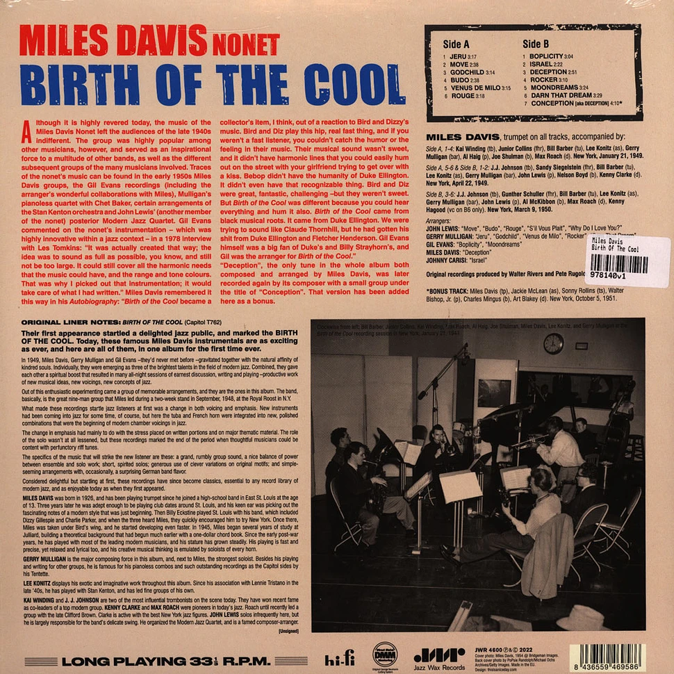 Miles Davis - Birth Of The Cool