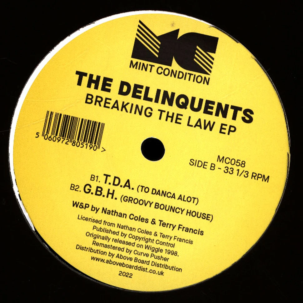 The Delinquents - Breaking The Law EP