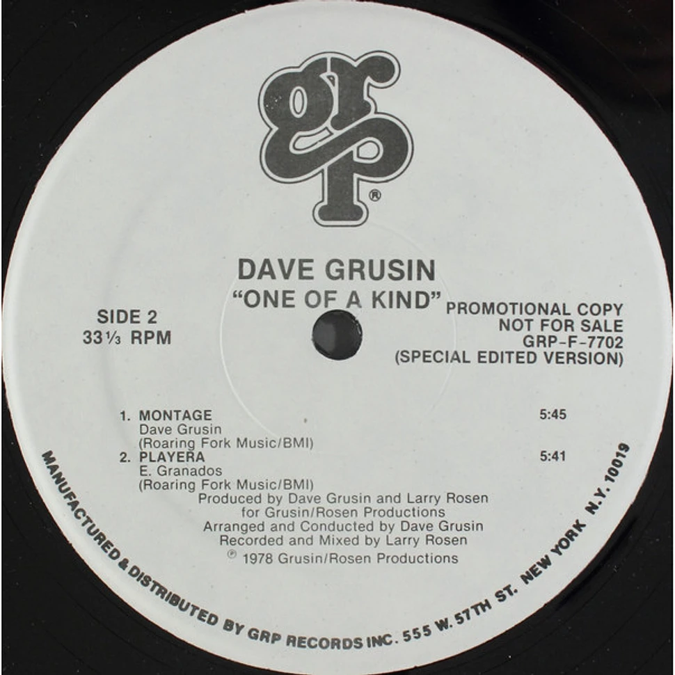Dave Grusin - One Of A Kind (Special Edited Version)