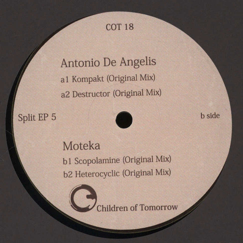 Antonio De Angelis / Moteka - Split EP 5