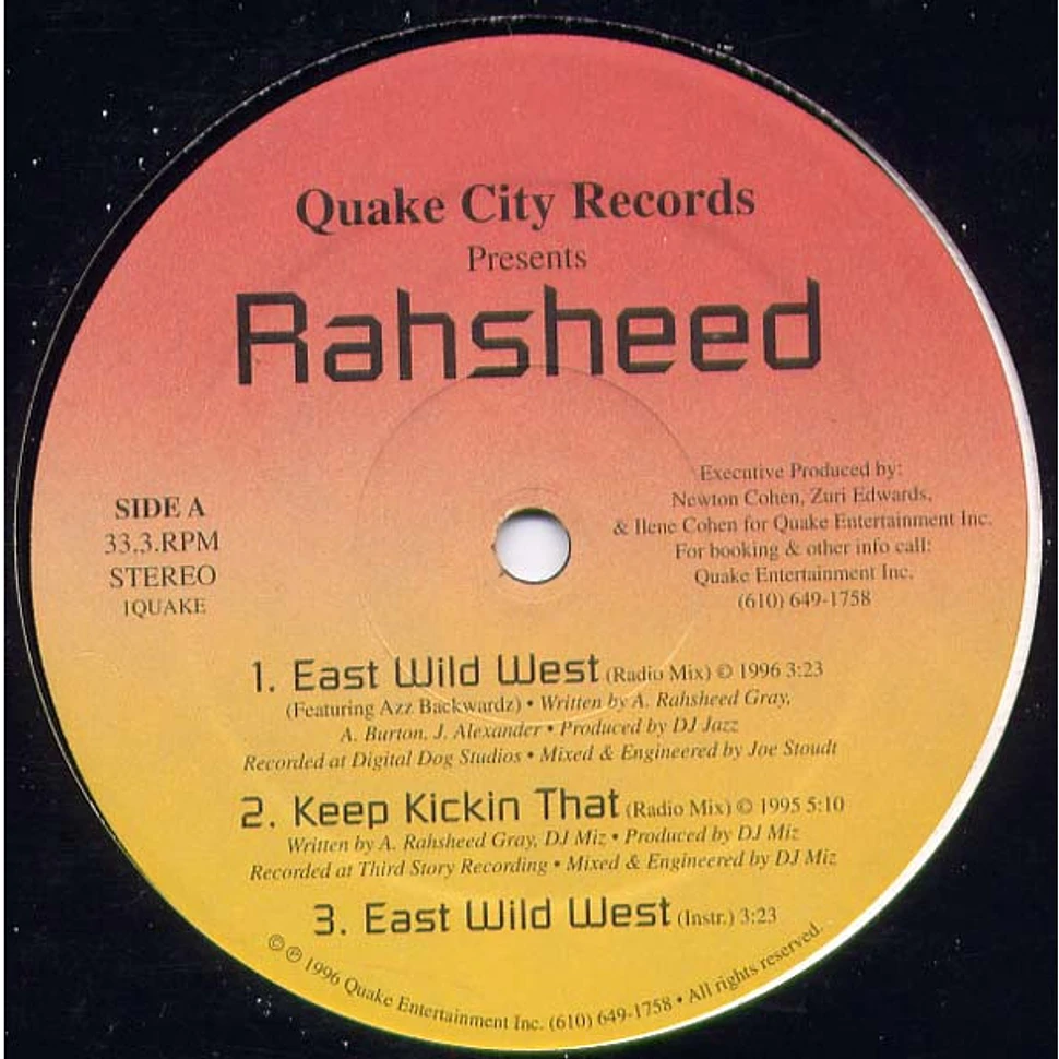 Rahsheed - East Wild West