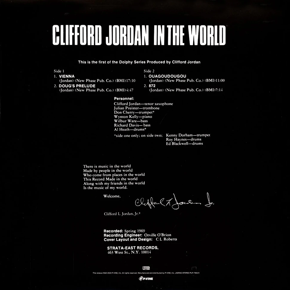 Clifford Jordan - Clifford Jordan In The World