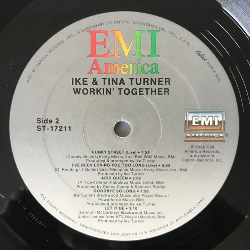 Ike & Tina Turner - Workin' Together (The Best Of The Rest)