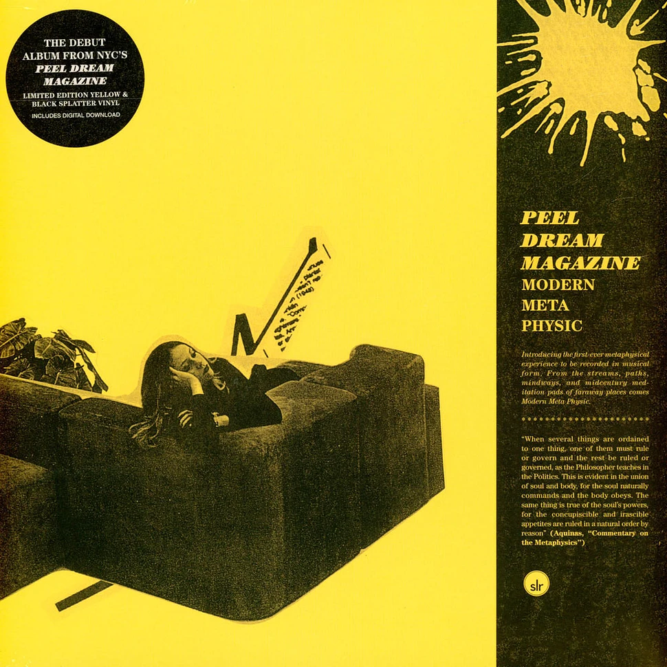 Peel Dream Magazine - Modern Meta Physic Yellow & Black Vinyl Edition