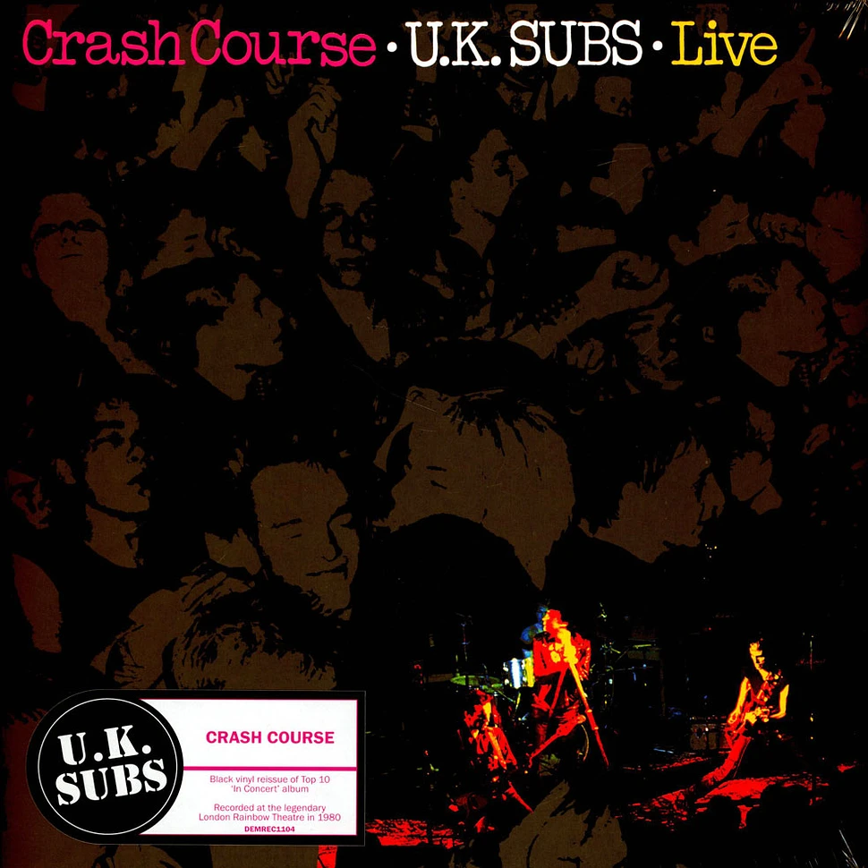 UK Subs - Crash Course Black Vinyl Edition