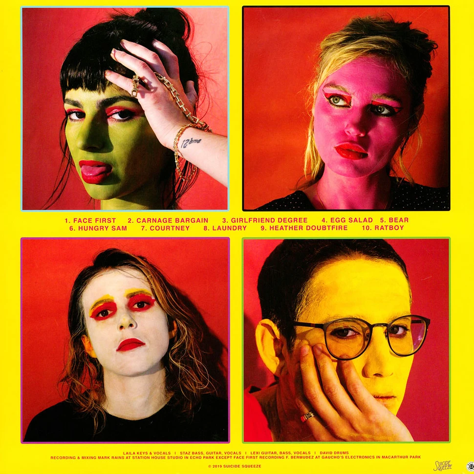 The Paranoyds - Carnage Bargain Neon Green Vinyl Edition