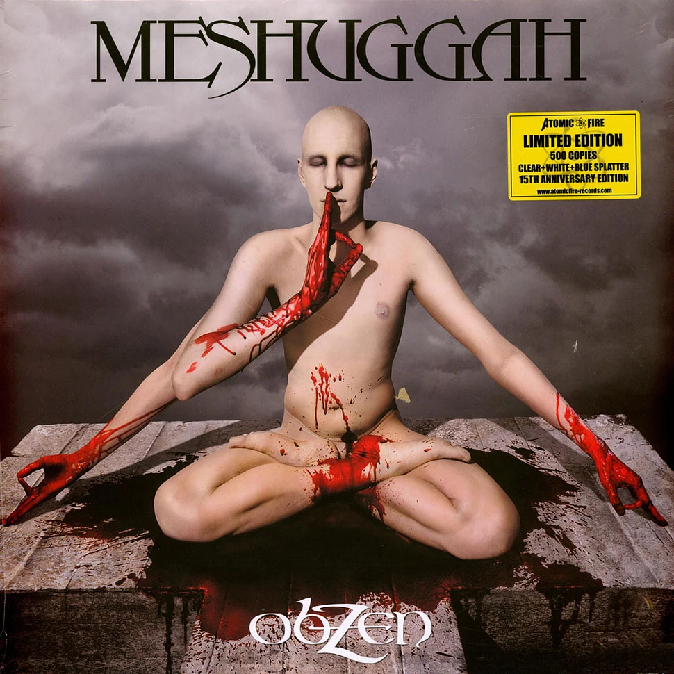 Meshuggah - Obzen Clear / White / Blue Splatter Vinyl Edition