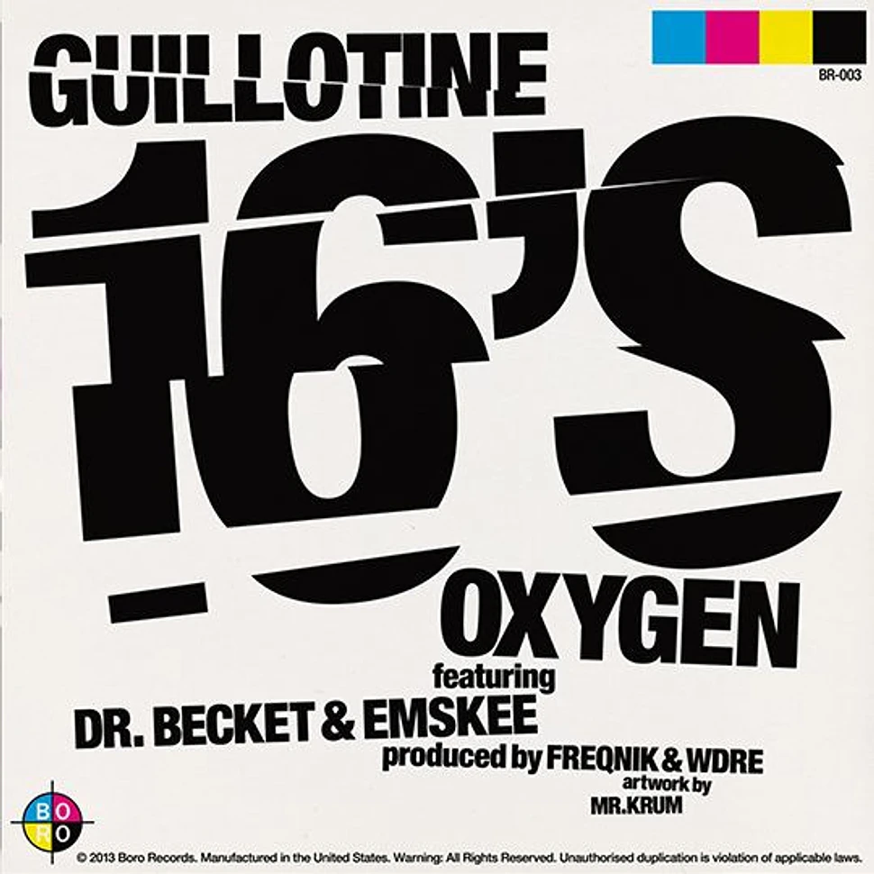 Oxygen Featuring Dr. Becket & Emskee - The Process / Guillotine 16's