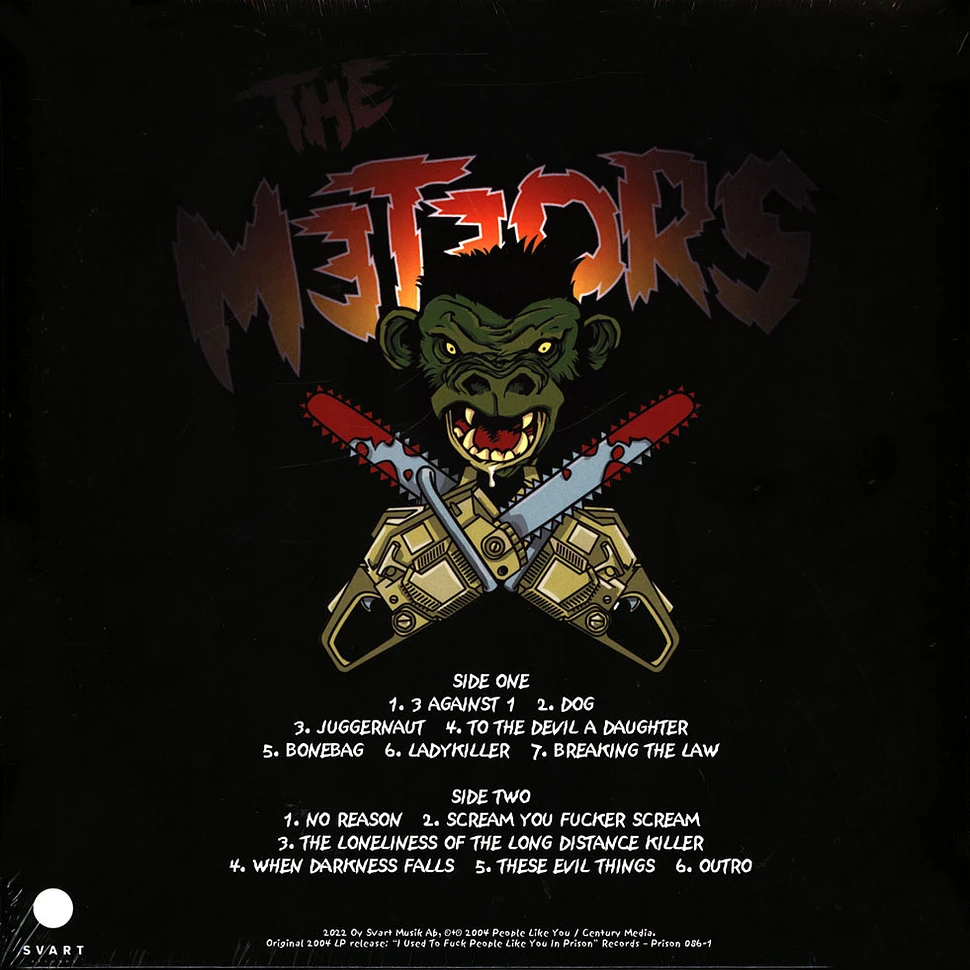 The Meteors - These Evil Things Curacao Colored Vinyl Edition