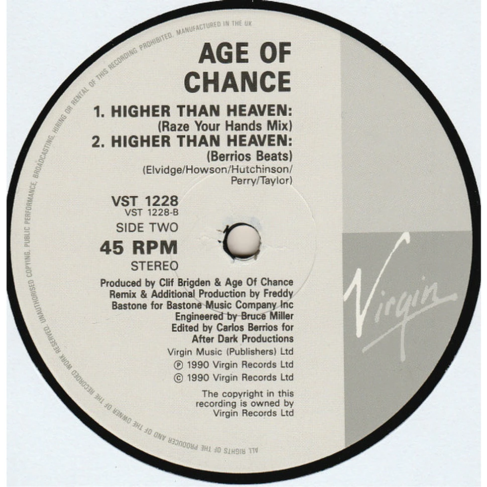 Age Of Chance - Higher Than Heaven