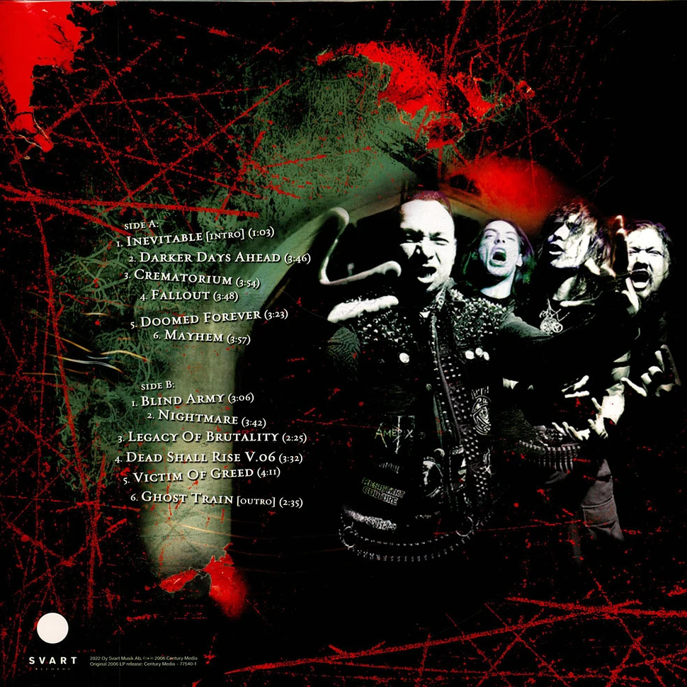 Terrorizer - Darker Days Ahead Green Vinyl Edtion