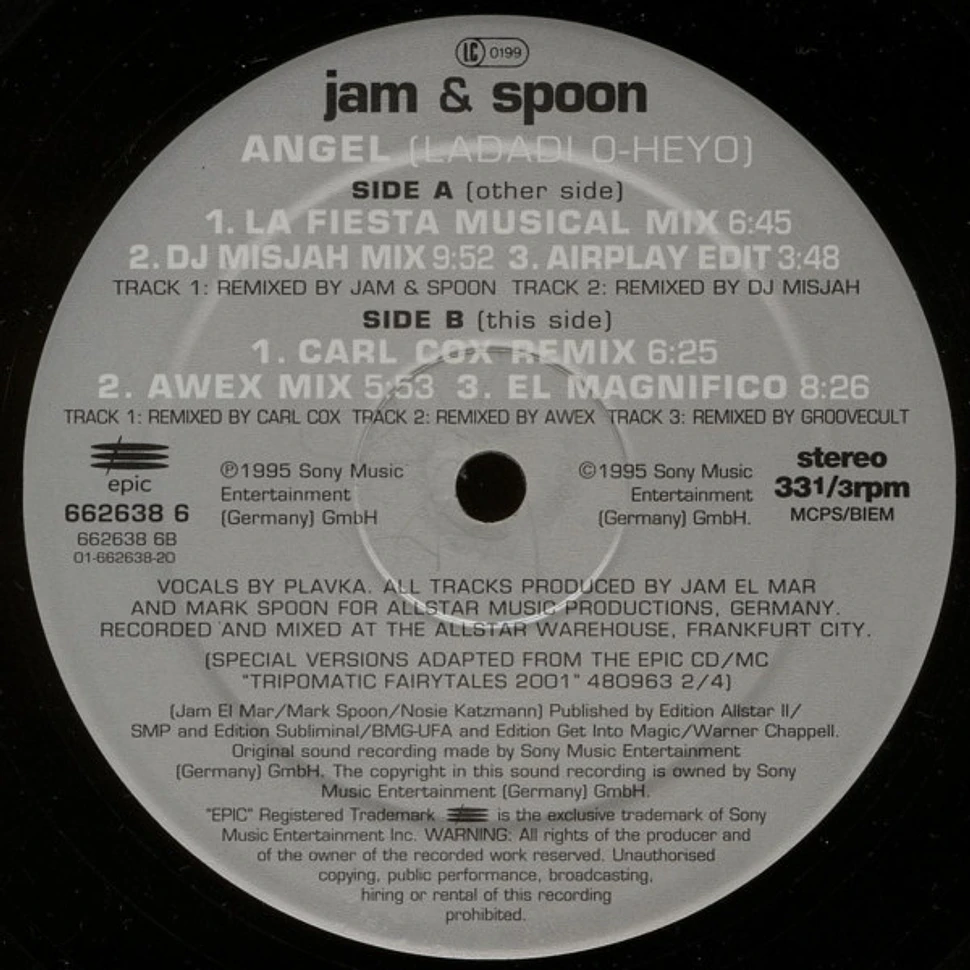 Jam & Spoon Featuring Plavka - Angel (Ladadi O-Heyo)