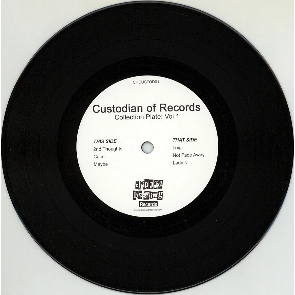 Custodian Of Records - Collection Plate: Vol 1