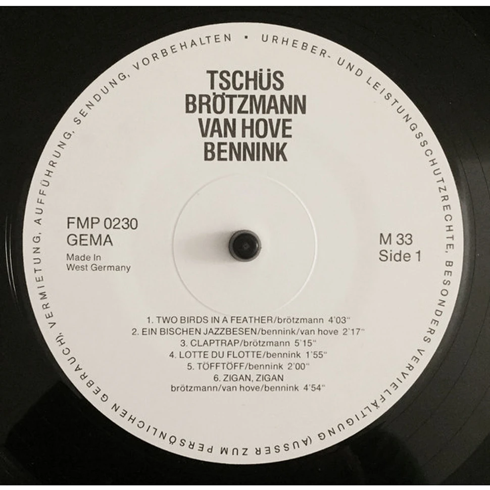 Brötzmann / Van Hove / Bennink - Tschüs