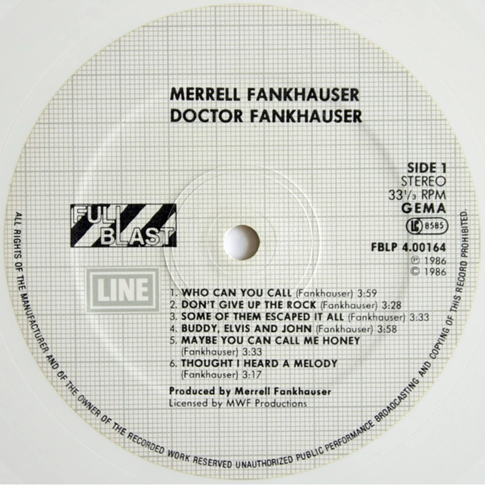 Merrell Fankhauser - Doctor Fankhauser