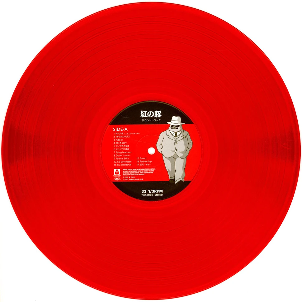 Joe Hisaishi - OST Porco Rosso Clear Red Vinyl Edition