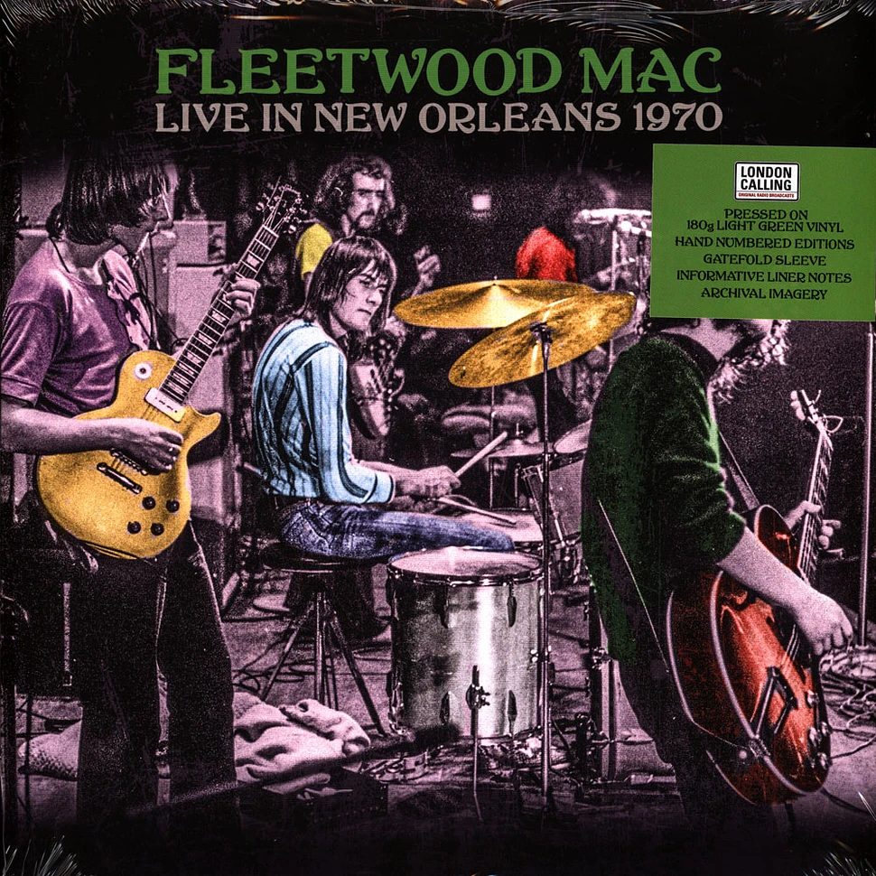 Fleetwood Mac - Live In New Orleans Light Green Vinyl Edition
