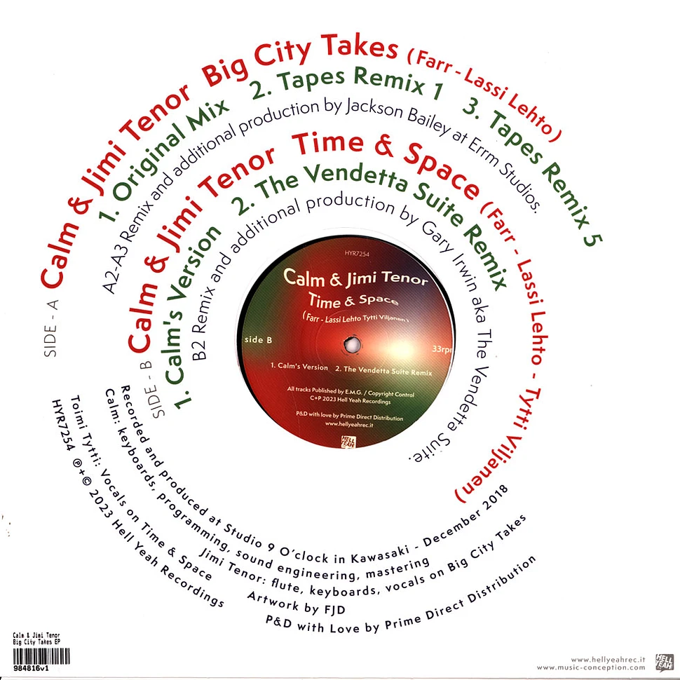 Calm & Jimi Tenor - Big City Takes EP