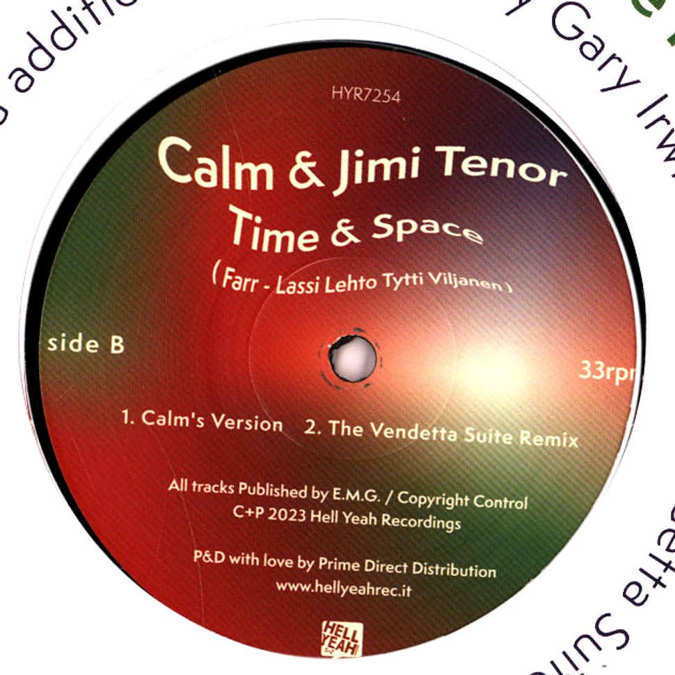 Calm & Jimi Tenor - Big City Takes EP