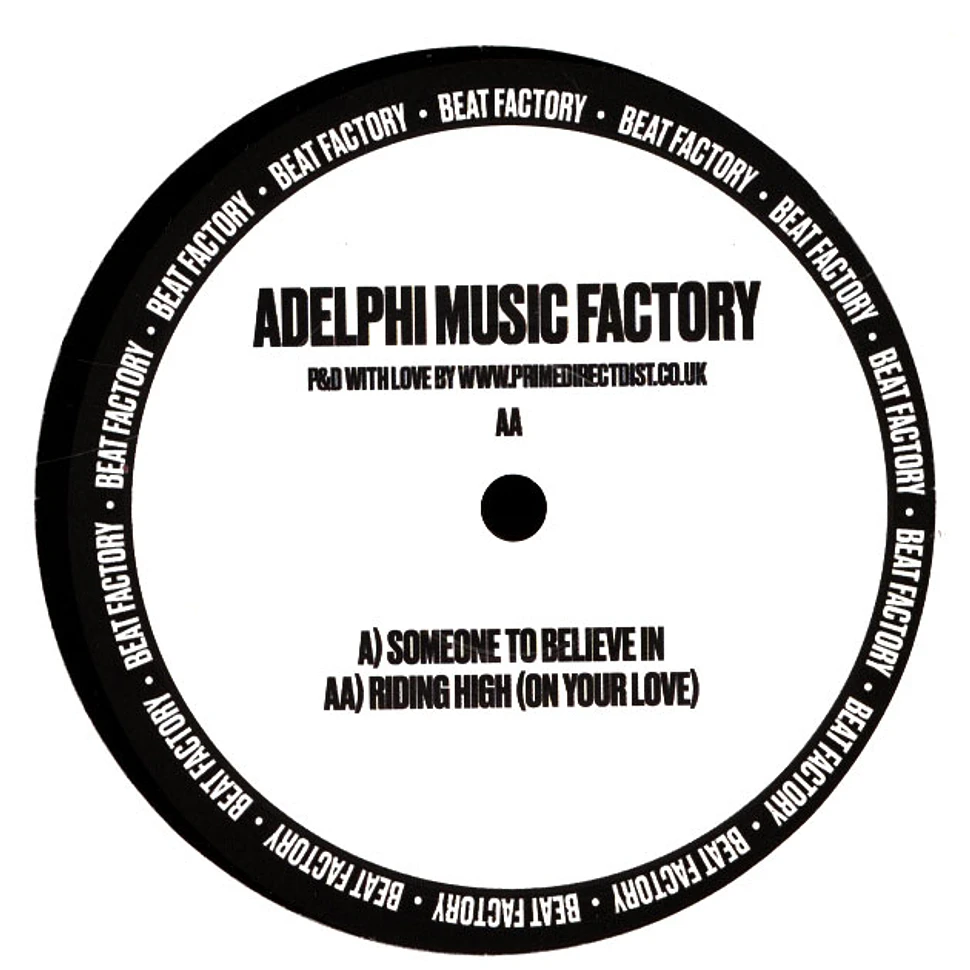 Adelphi Music Factory - Someone To Believe In / Riding High On Your Love