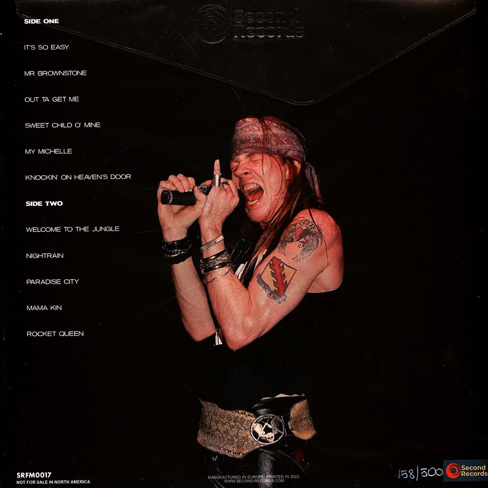 Guns N' Roses - Live In New York City 1988 Yellow/Red Splatter Vinyl Edition