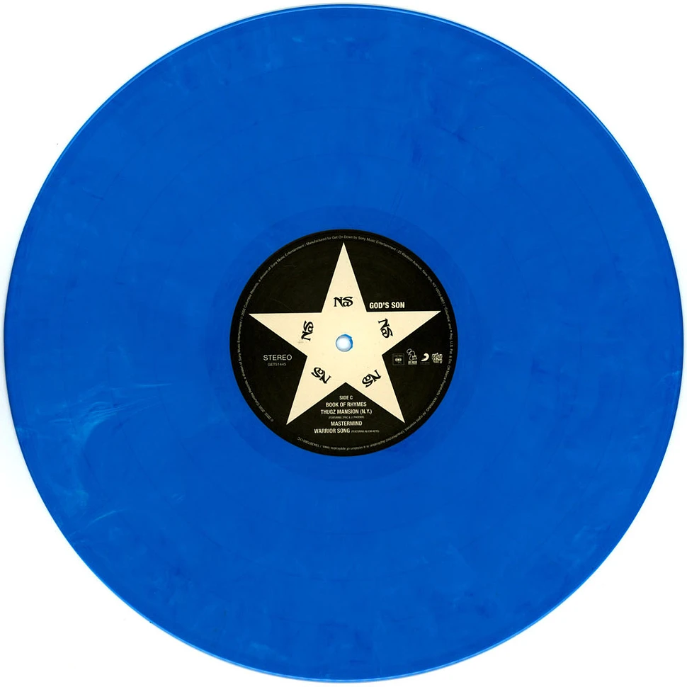 Nas - God's Son Blue & White Swirl Vinyl Edition