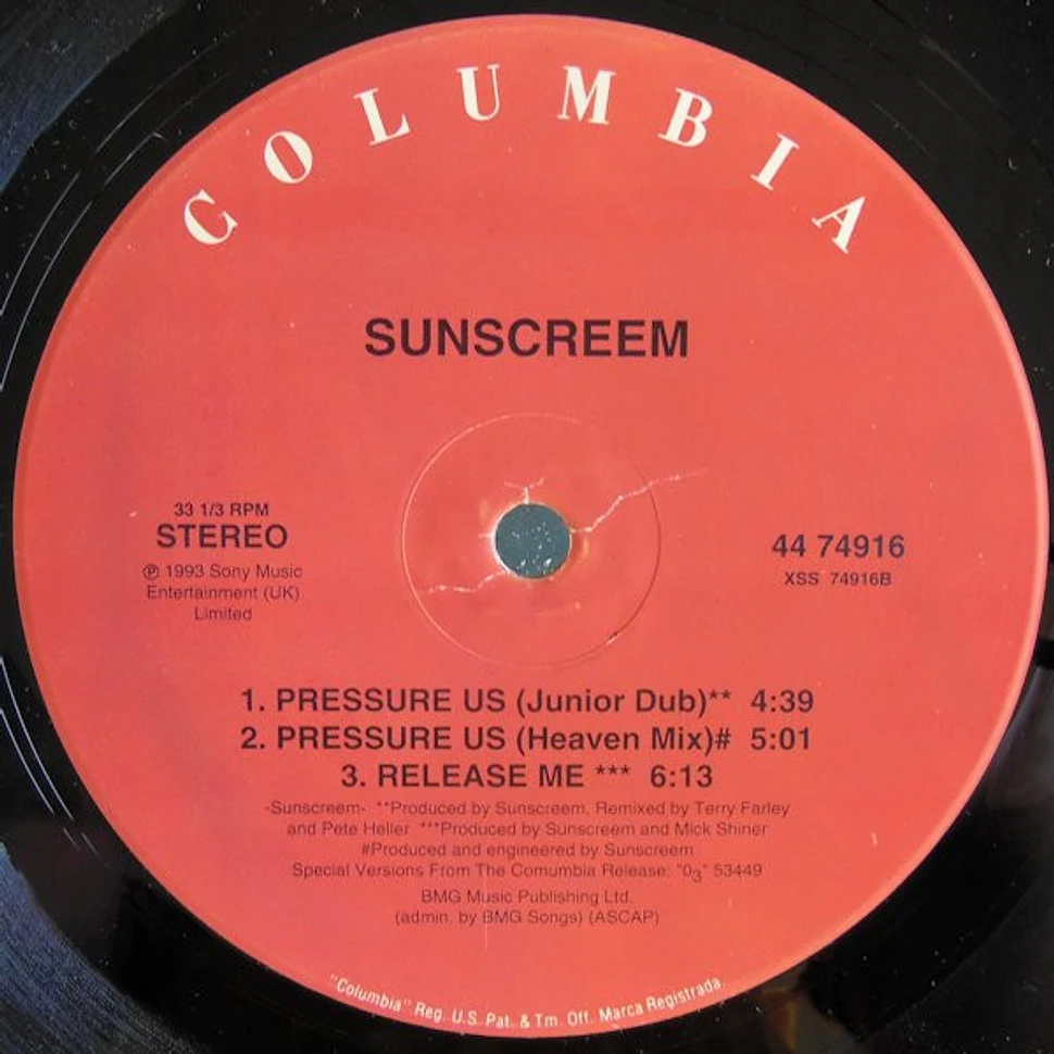 Sunscreem - Pressure US